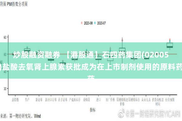 炒股融资融券 【港股通】石四药集团(02005)盐酸去氧肾上腺素获批成为在上市制剂使用的原料药