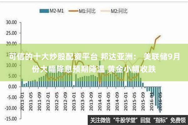 可信的十大炒股配资平台 邦达亚洲： 美联储9月份大幅降息预期降温 黄金小幅收跌