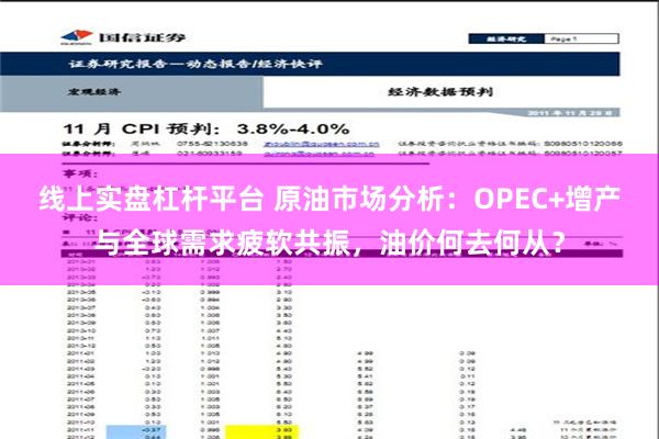 线上实盘杠杆平台 原油市场分析：OPEC+增产与全球需求疲软共振，油价何去何从？