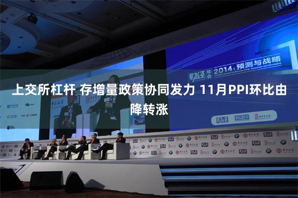 上交所杠杆 存增量政策协同发力 11月PPI环比由降转涨